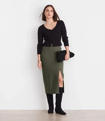 LOFT Versa Ribbed V-Neck Cardigan