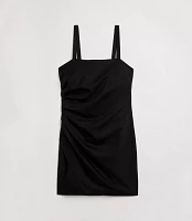 LOFT Versa Pure Spun Pleated Tank Mini Dress