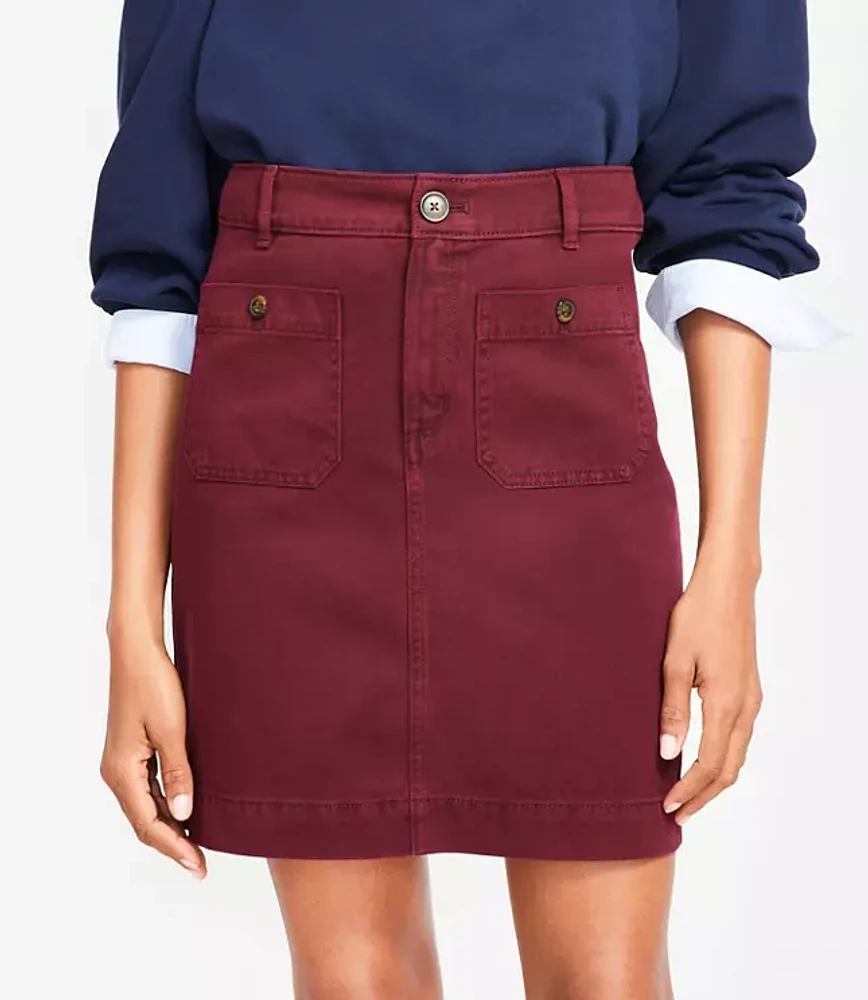 Petite Palmer Mini Pocket Skirt