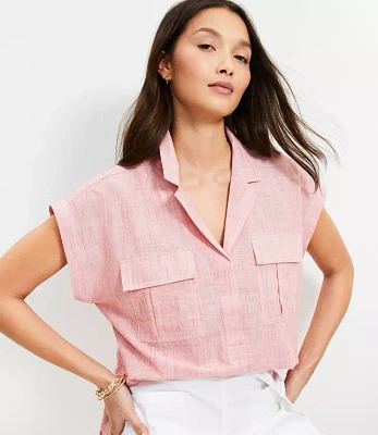 Petite Dolman Utility Everyday Shirt