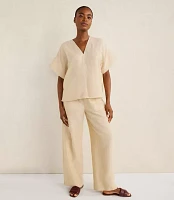Haven Well Within Organic Cotton Linen Straight Leg Pants