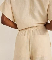 Haven Well Within Organic Cotton Linen Straight Leg Pants