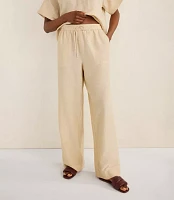 Haven Well Within Organic Cotton Linen Straight Leg Pants