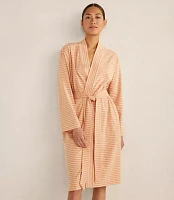 Haven Well Within Organic Cotton Jersey Striped Robe