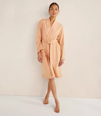 Haven Well Within Organic Cotton Jersey Striped Robe