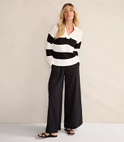 Haven Well Within Organic Cotton Crinkle Gauze Wide Leg Pants