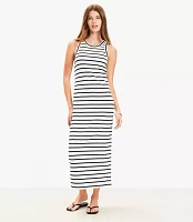 Striped Racerback Midi Dress