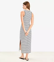 Striped Racerback Midi Dress