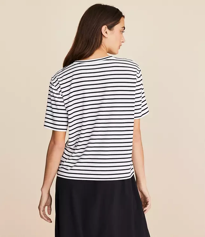 Lou & Grey Striped Essential Modal Tee