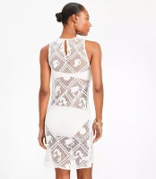 Petite LOFT Beach Seaside Crochet Swimsuit Coverup