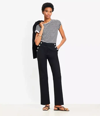 Petite Mariner Parker Straight Pants