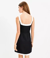 Tall Linen Blend Mini Tank Dress