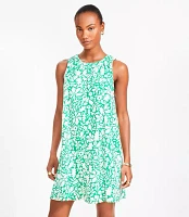 Petite Floral Jersey Seamed Mini Dress