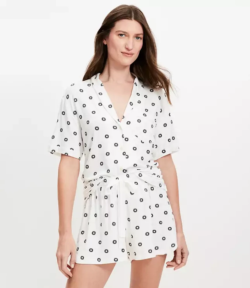 Dotted Pajama Set