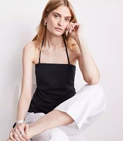 LOFT Versa Pure Spun Asymmetrical Halter Cami