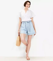 Mixed Media Flutter Top