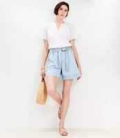 Mixed Media Flutter Top