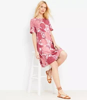 Floral Mini Swing Dress