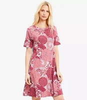 Floral Mini Swing Dress