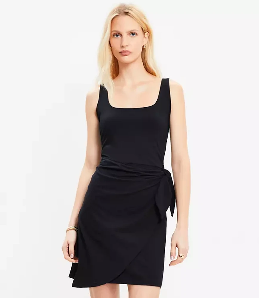 Tall Sarong Mini Dress