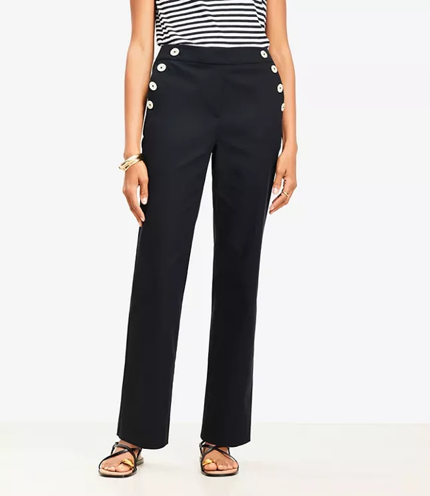 Curvy Mariner Parker Straight Pants