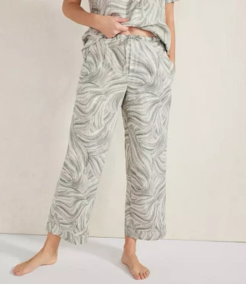 Haven Well Within Organic Cotton Linen Watercolor Pajama Pants