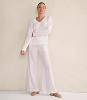 Haven Well Within Organic Cotton Poplin Wide Leg Pants