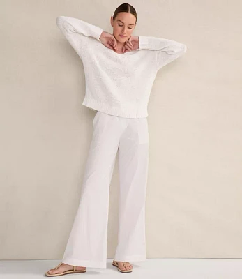 Haven Well Within Organic Cotton Poplin Wide Leg Pants