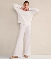 Haven Well Within Organic Cotton Poplin Wide Leg Pants