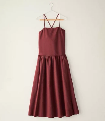 Haven Well Within Organic Cotton Linen Drop Waist Maxi Dress