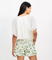 Petite Side Tie Bubble Top
