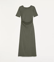 LOFT Versa Mesh Midi Dress