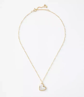 Heart Mixed Metal Necklace