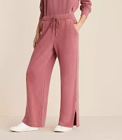 Lou & Grey Washed Cozy Cotton Straight Leg Sweatpants