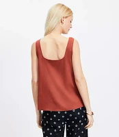 Linen Blend Easy Tank Top
