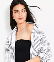 Petite Dobby Everyday Relaxed Pocket Shirt