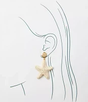 Raffia Starfish Earrings
