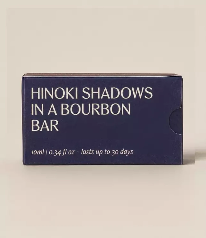 Below 60 Hinoki Shadows In A Bourbon Bar Fragrance Refill