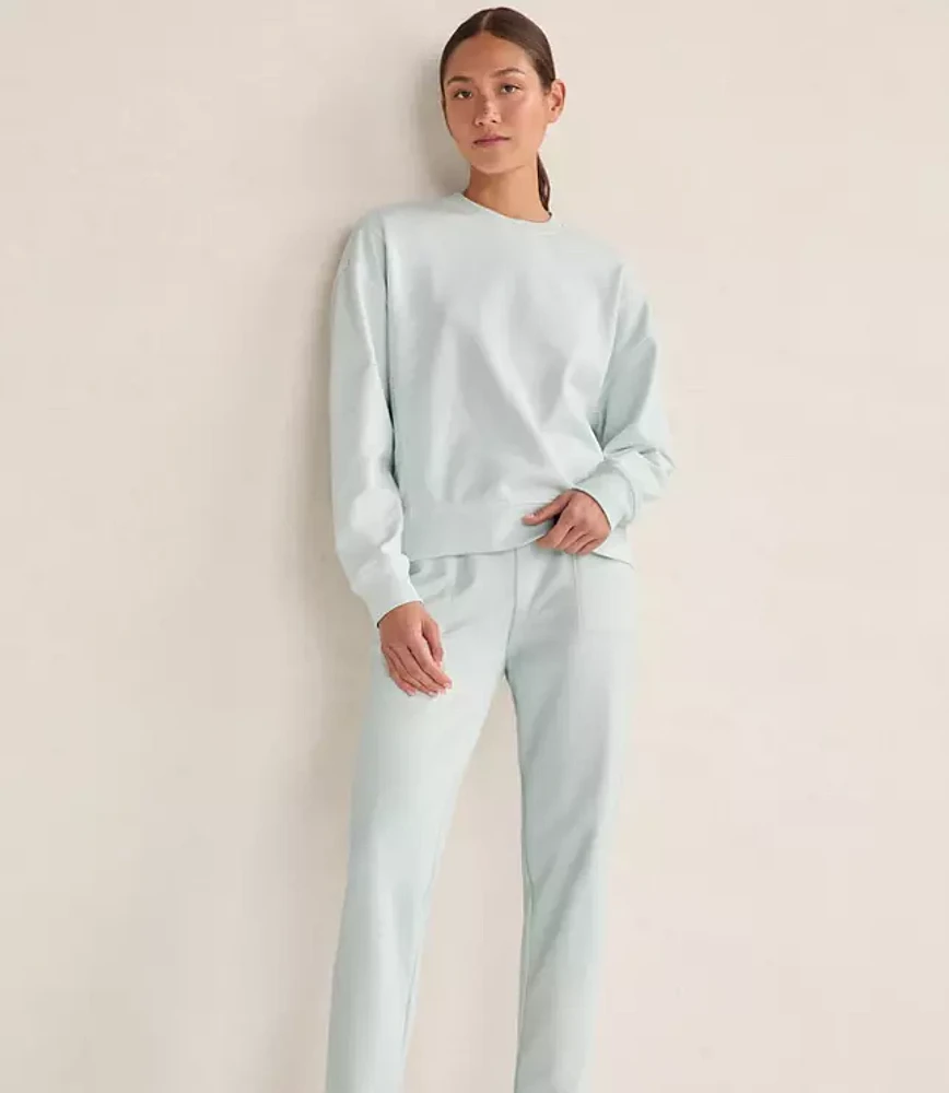Haven Well Within Garment-Dyed Organic Cotton Terry Crewneck