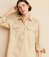 Lou & Grey Utility Pocket Shirtdress