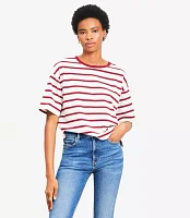 Petite Striped Modern Tee