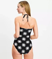 LOFT Sunny U Wire Bandeau One Piece Swimsuit