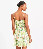 Blossom Smocked Strappy Mini Dress