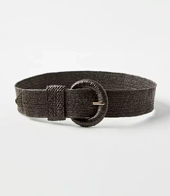 Raffia Stretch Belt