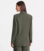 LOFT Versa Crepe Drape Relaxed Blazer