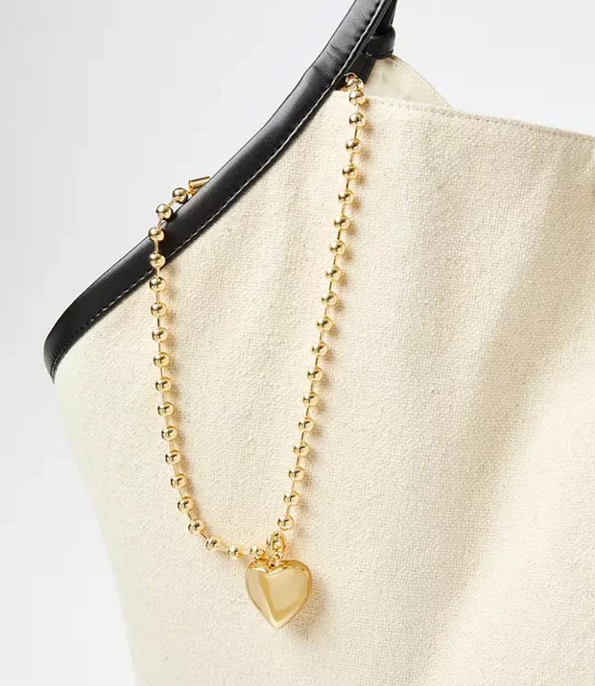 Puffy Heart Bag Charm