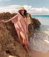Haven Well Within Cotton Voile Blend Ikat Kaftan