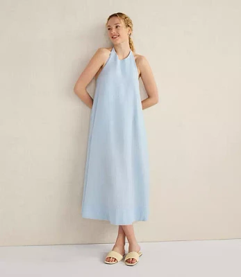 Haven Well Within Linen Halter Midi Dress