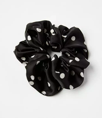 Dotted Oversized Scrunchie