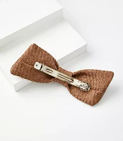 Raffia Bow Barrette
